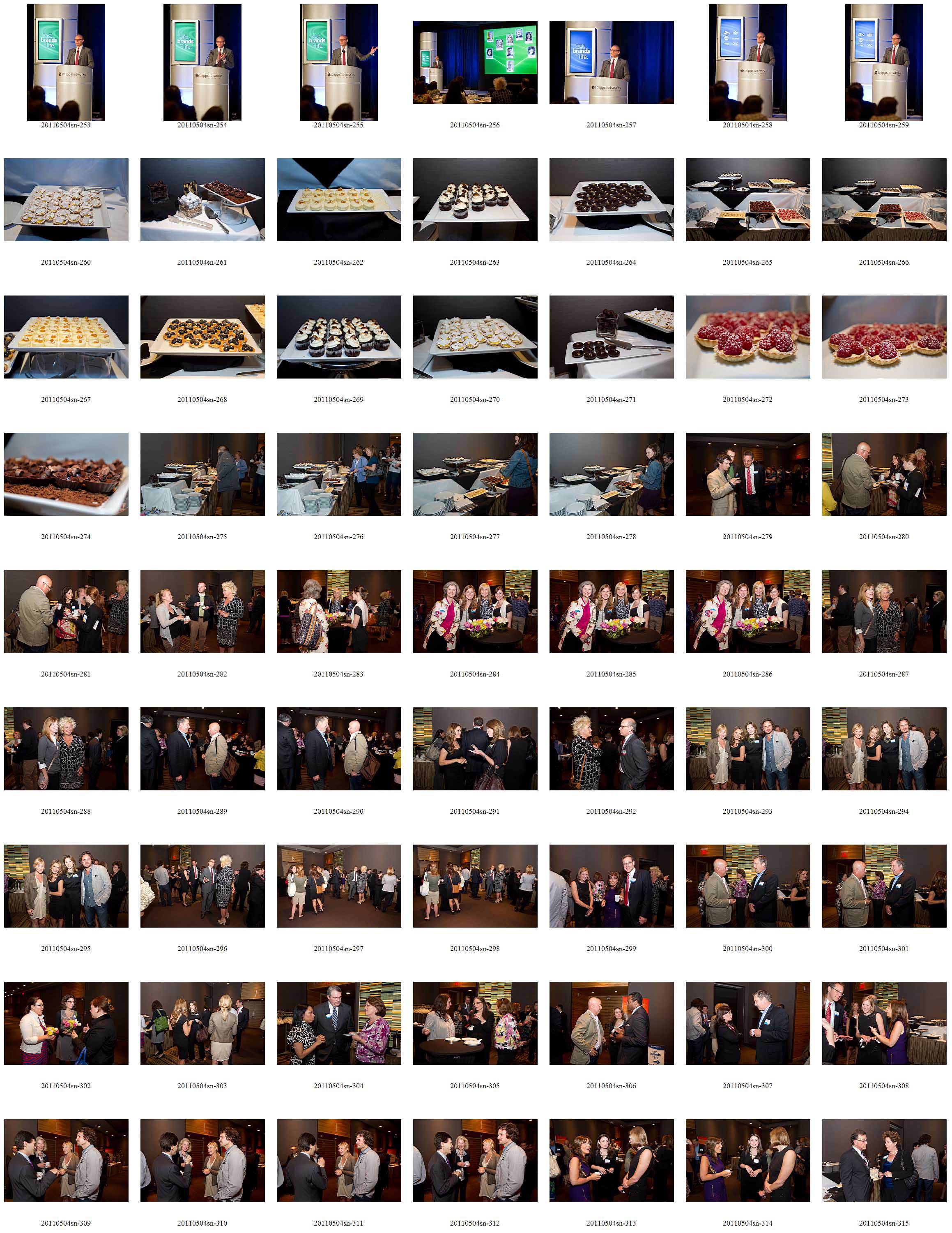 photo of recent work in a contact sheet